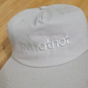 AS Colour Whatnot Five Panel Hat Light Grey Cotton Adjustable‎ Strapback Cap